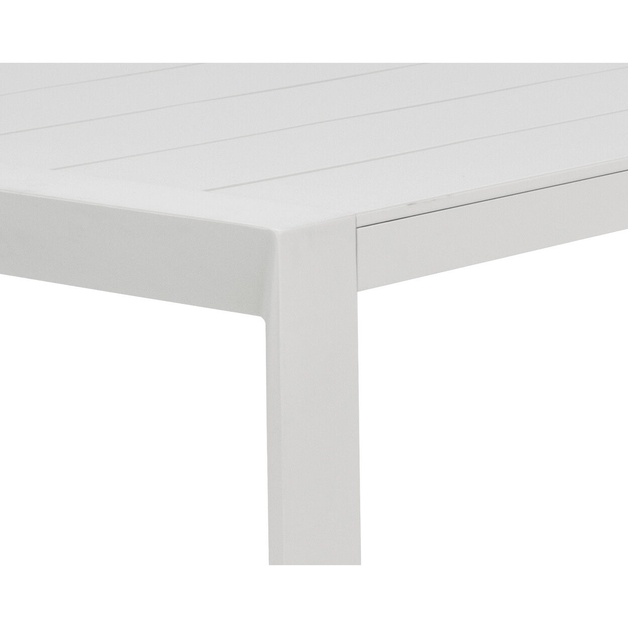 Merano 90 X 40 inch White Outdoor Dining Table